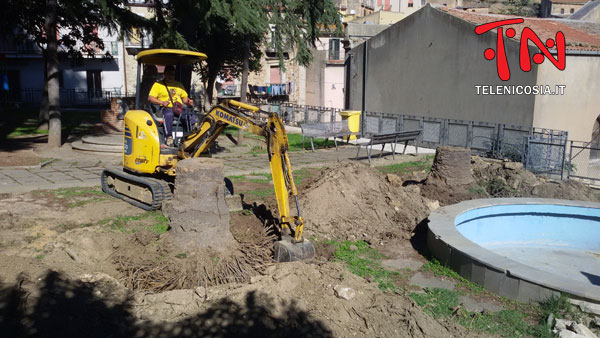 Nicosia, proseguono i lavori nella villa Burrafato