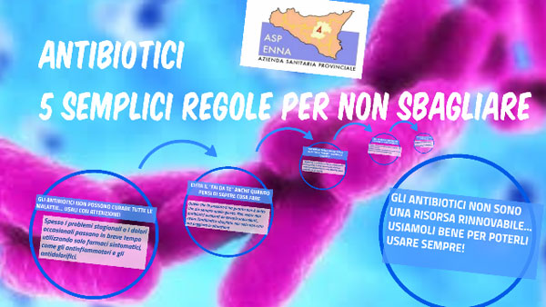 Asp Enna, campagna per la prevenzione dell’antibiotico resistenza