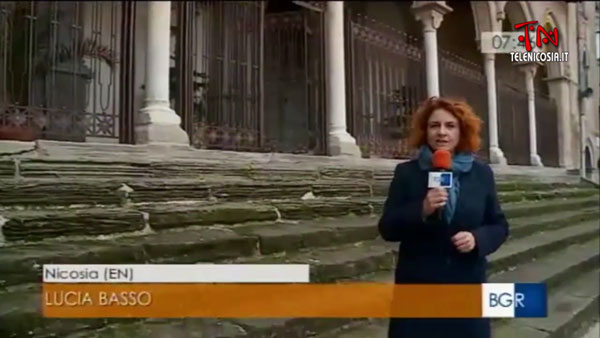 Le bellezze di Nicosia illustrate nella trasmissione Buongiorno Regione di RAI 3