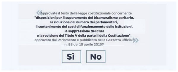 Capizzi, venerdì 25 novembre confronto in aula consiliare per il referendum costituzionale