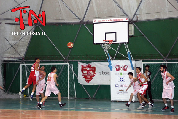 Basket, il Città di Nicosia perde in casa contro il Canicattì