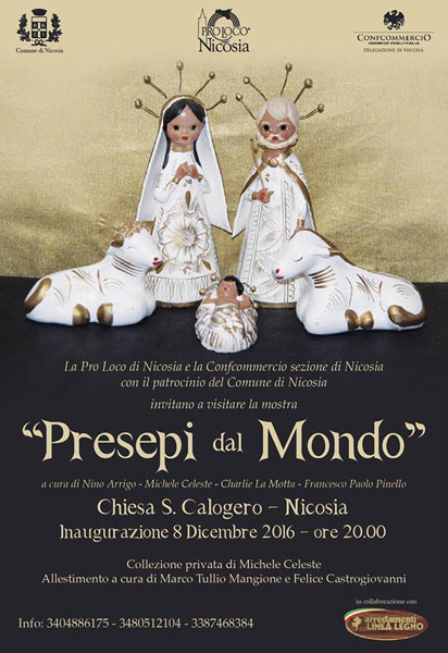 Nicosia, presentazione ''Presepi dal mondo''