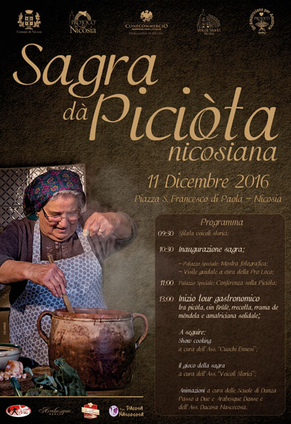 Nicosia, presentazione della Sagra da piciota nicosiana