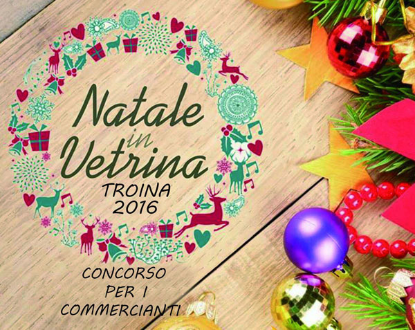 Troina, al via il concorso ‘’Natale in vetrina 2016’’