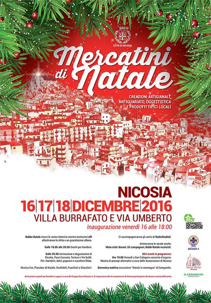 Nicosia, presentazione dei ''Mercatini di Natale''