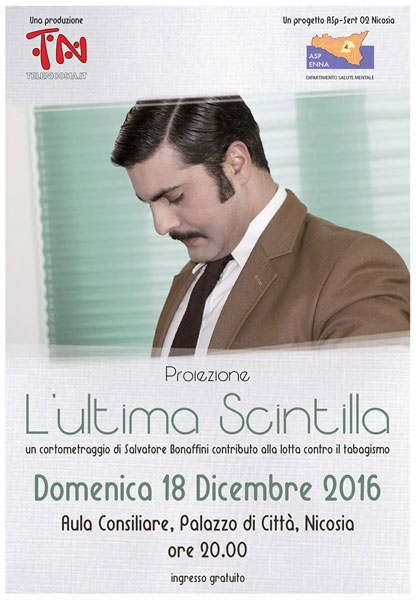 Nicosia, domenica 18 dicembre verrà proiettato il cortometraggio ‘’L’Ultima Scintilla’’