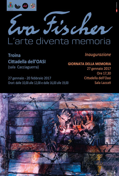 Troina, inaugurazione della mostra ‘’Eva Fischer – l’arte diventa memoria’’