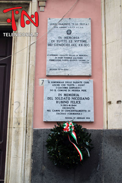 Nicosia, celebrata la ‘’Giornata della Memoria’’