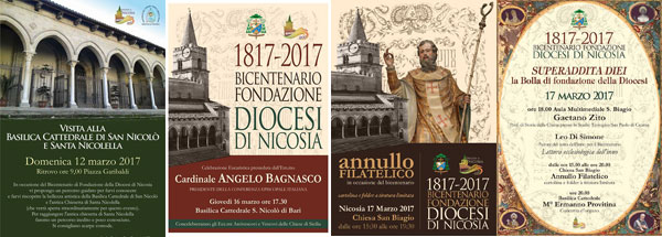 Nicosia, a partire da domenica diverse iniziative per celebrare il bicentenario della Diocesi