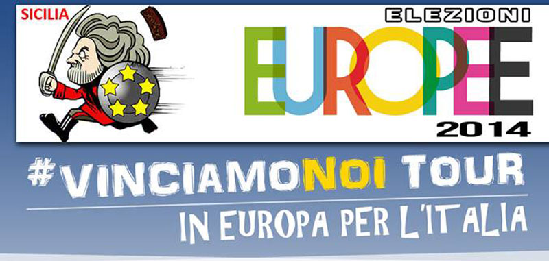 La tappa del Tour Elezioni Europee del Movimento 5 Stelle a Nicosia