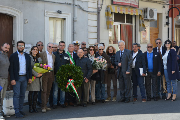 Delegazione nicosiana in visita a Priolo per rendere omaggio al barone Stefano La Motta