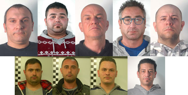 Operazione di Polizia Pusher 2 a Leonforte, Nicosia e Piazza Armerina, 9 arresti e 40 perquisizioni