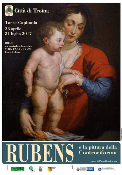 Troina, si inaugura sabato prossimo la mostra ‘’Rubens e la pittura della Controriforma’’