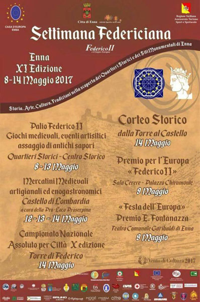 Presentata la Settimana federiciana ennese 2017