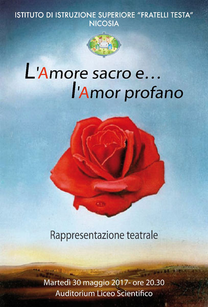 Nicosia, questa sera all’auditorium del liceo scientifico la rappresentazione teatrale ‘’L’amore sacro e… l’amor profano’’