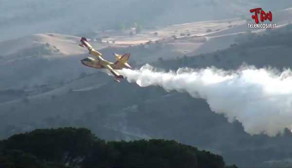 Incendi a Nicosia, colpita contrada Cirata