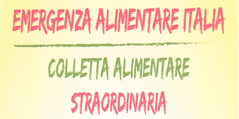 Colletta Alimentare Straordinaria sabato 14 giugno 2014