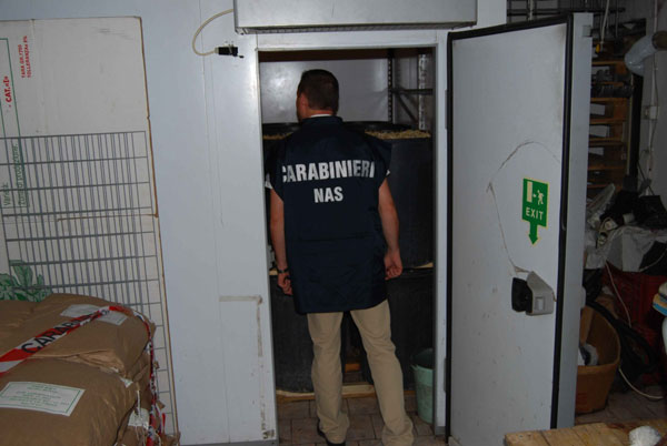 Regalbuto, durante un blitz in un locale i carabinieri sequestrano 100 kg di alimenti in cattivo stato di conservazione 