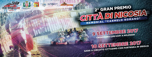 Torna il 9 e il 10 settembre la seconda edizione del Gran Premio Città di Nicosia