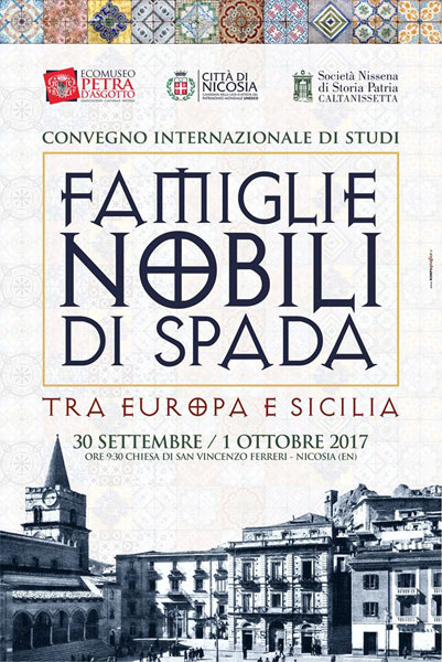 Nicosia, il 30 settembre prenderà il via il convegno internazionale di studi ‘’Famiglie nobili di spada’’