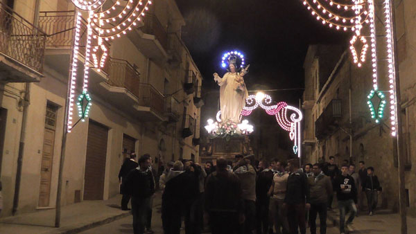 Sperlinga, la processione della Madonna della Mercede