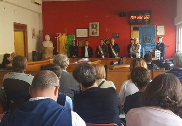 Leonforte, delegazione di Viguzzolo in visita al Comune in occasione della XXXVI sagra della pesca