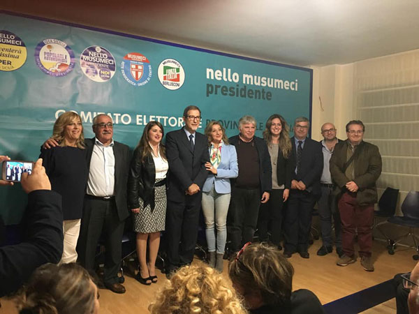 Regionali siciliane, tour di Nello Musumeci nell’area nord della provincia di Enna