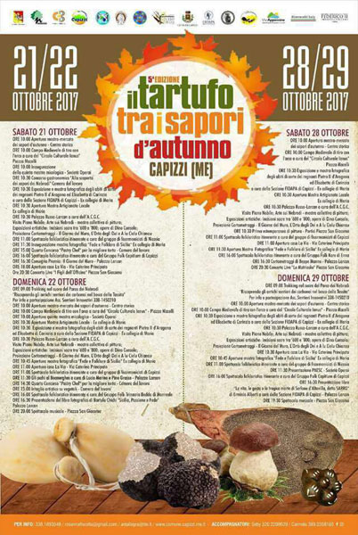 Capizzi, due fine settimana tra cultura e sapori d’autunno