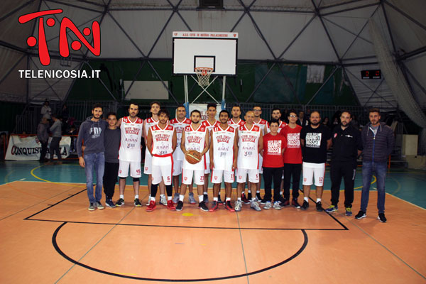 Basket promozione, il Città di Nicosia sconfitto fuori casa dalla capolista Splash