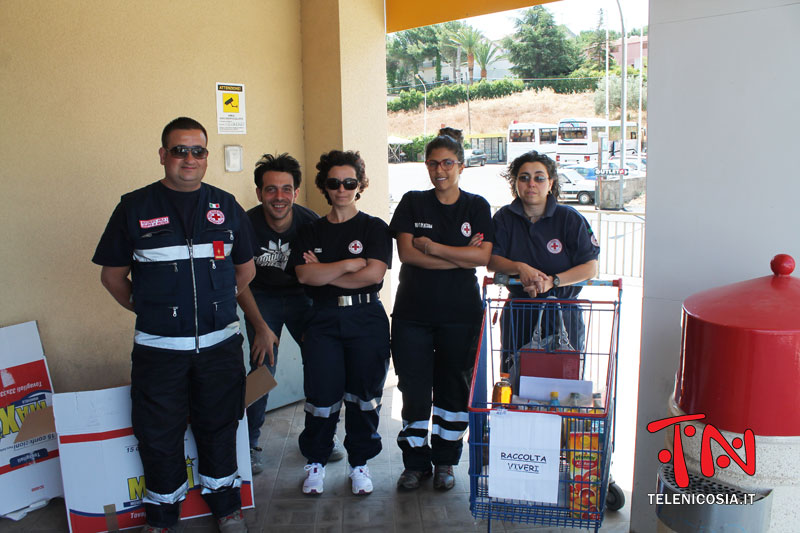 Nicosia, la Croce Rossa Italiana ha avviato in città una raccolta alimentare