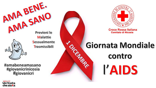 A Nicosia in occasione della Giornata Mondiale contro l’Aids, i giovani della Croce Rossa promuovono la ‘’Settimana della prevenzione’’