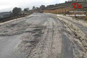 Nicosia, si lavora sulla viabilità