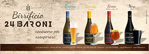 Preferisci la BIANCA, la BIONDA, la ROSSA oppure la NERA ? Vieni a conoscerle tutte ed assapora la nuova birra artigianale al BIRRIFICIO 24 BARONI in Contrada Sant'Onofrio a Nicosia