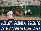 Volley, Coppa Sicilia maschile Aquila Bronte-Nicosia Volley 3-0