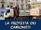 La protesta dei camionisti