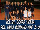 Volley, Coppa Sicilia femminile Polisportiva Nino Romano-NAF Nicosia 3-0