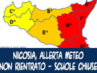 Nicosia, allerta meteo: scuole chiuse anche il 7 novembre