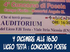 Cerimonia di Premiazione del Concorso di poesia CAMPO FIORITO- MEMORIAL ANGELO M. 