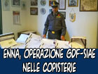 Enna, operazione congiunta di GDF e SIAE, segnalato il titolare di una copisteria