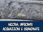 Improvvisi acquazzoni e grandinate