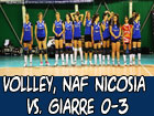 Volley femminile, NAF Nicosia-Life Electronic Giarre 0-3