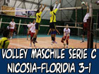 Volley maschile, Nicosia Volley-Virtus Floridia 3-1