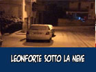 Leonforte sotto la neve