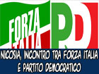 Nicosia, incontro tra Forza Italia e Partito Democratico