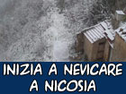 Inizia a nevicare a Nicosia