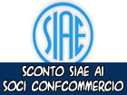 Sconto SIAE ai soci Confcommercio