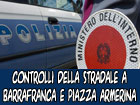 Controlli della polizia stradale tra Barrafranca e Piazza Armerina