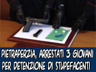 Pietraperzia, arrestati tre giovani per detenzione di sostanze stupefacenti