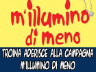 Il comune di Troina aderisce alla campagna ''M'illumino di Meno''