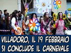 Villadoro, giovedì 19 febbraio si conclude il carnevale